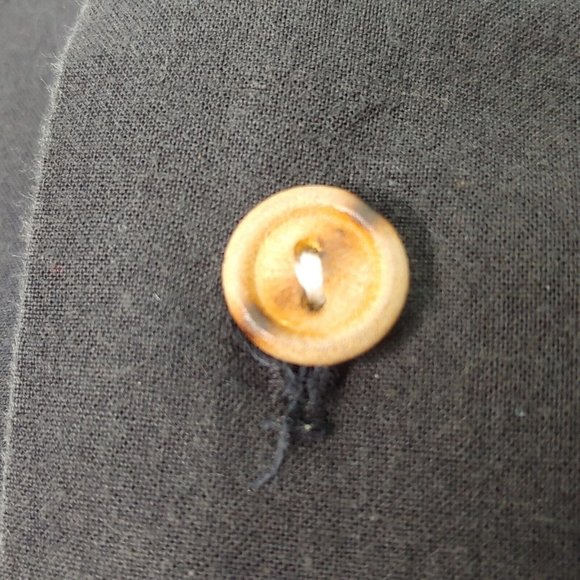 Vintage Myrtle Beach South Carolina Mens XL Camp Shirt Button Up Black Ocean USA - Picture 6 of 7